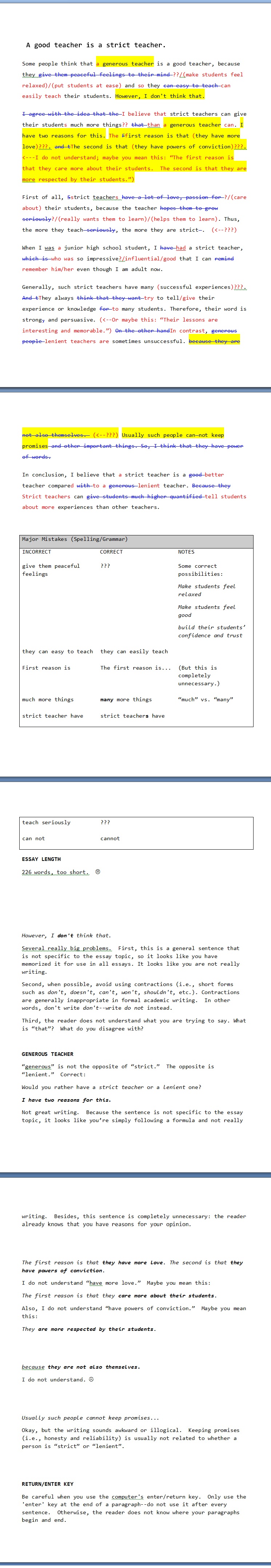 Hand-corrected TOEFL essay: sample 4